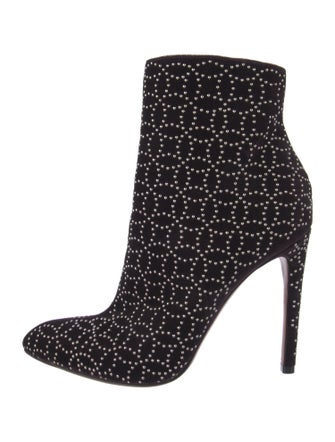 Alaïa Suede Patterned Boots