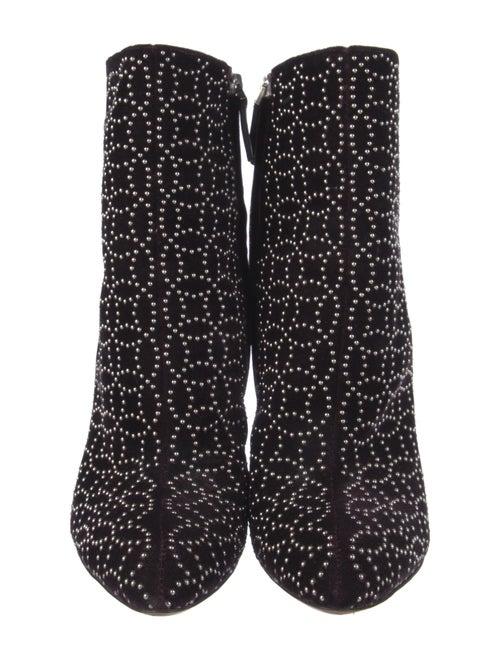 Alaïa Suede Patterned Boots