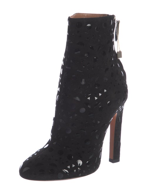 Alaïa Suede Sequin Embellishments Boots