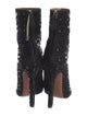 Alaïa Suede Sequin Embellishments Boots