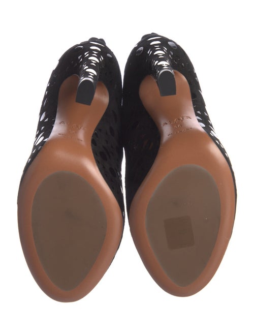 Alaïa Suede Sequin Embellishments Boots