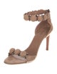 Alaïa Suede Studded Accents Sandals