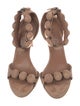 Alaïa Suede Studded Accents Sandals