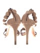 Alaïa Suede Studded Accents Sandals