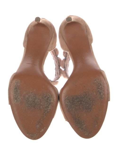 Alaïa Suede Studded Accents Sandals