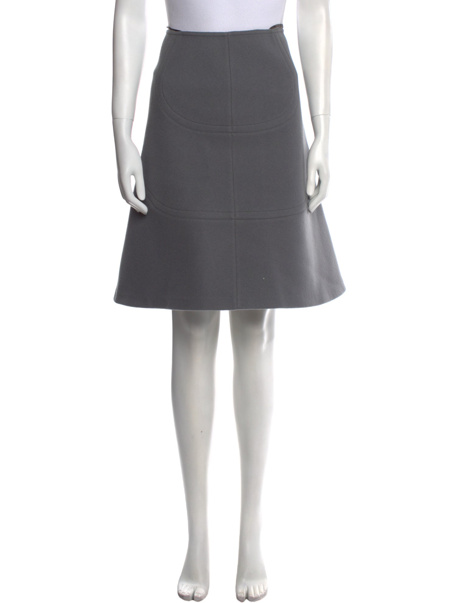 Alaïa Wool Knee-Length Skirt