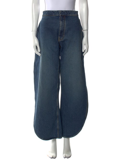 Alaïa High-Rise Wide Leg Jeans