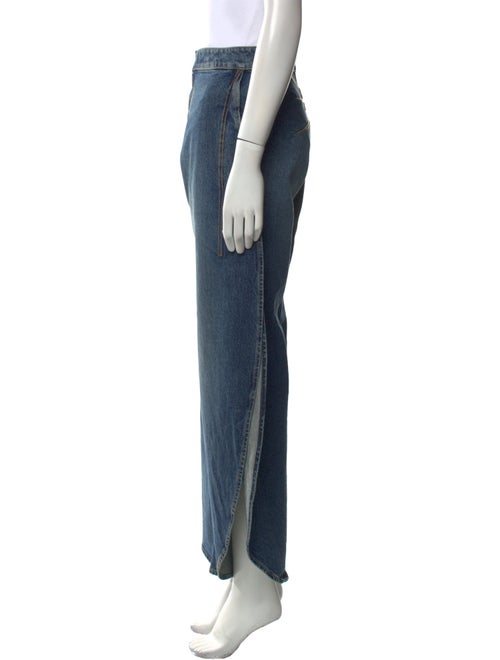 Alaïa High-Rise Wide Leg Jeans