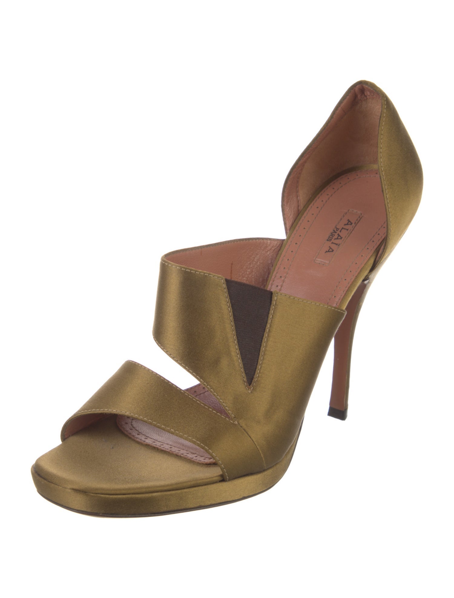 Alaïa Satin Sandals