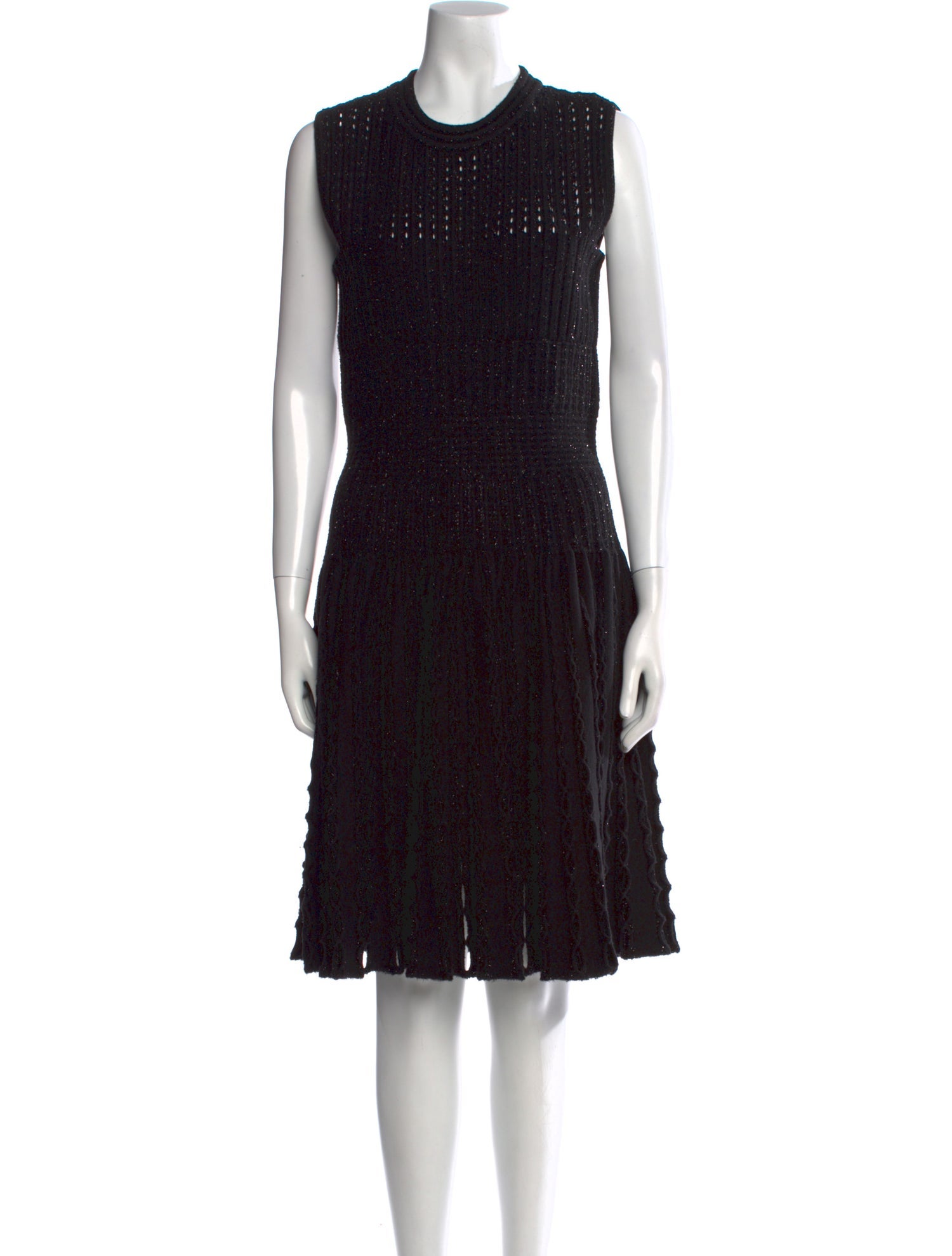 Alaïa Virgin Wool Knee-Length Dress w/ Tags