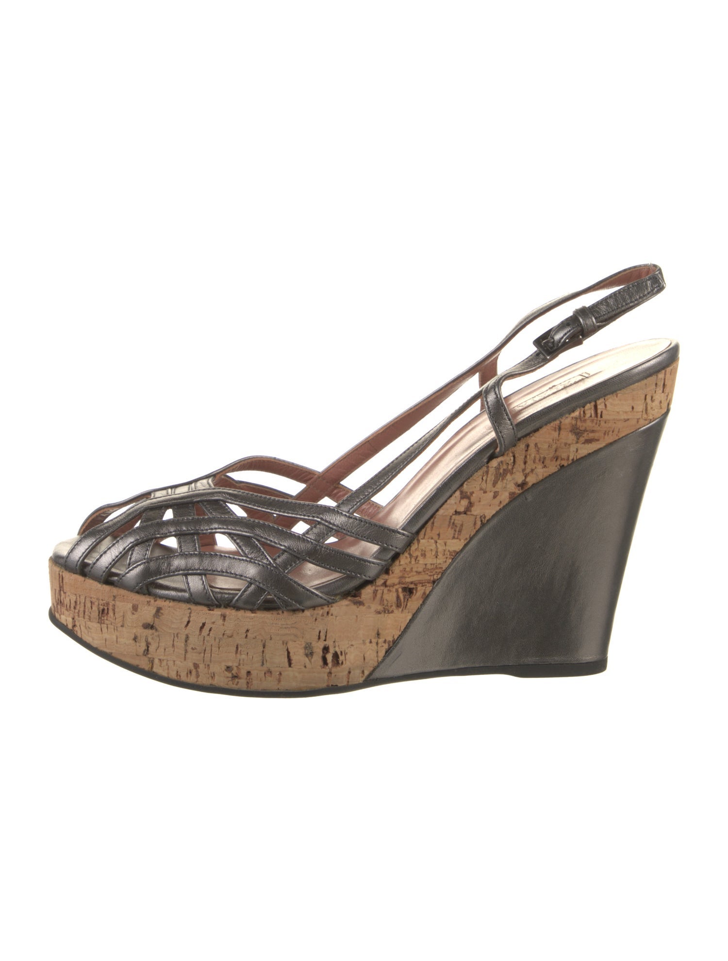 Alaïa Leather Slingback Sandals