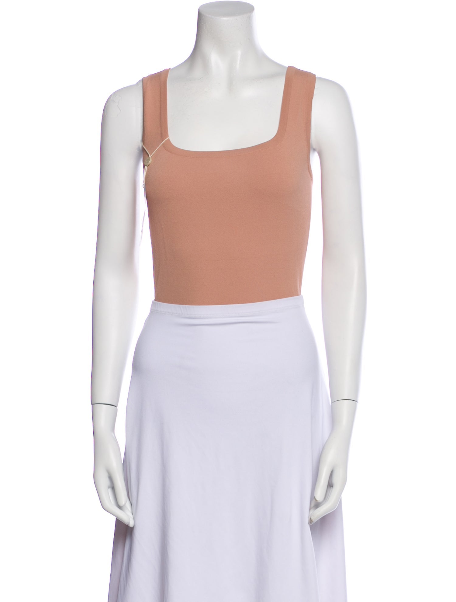 Alaïa Square Neckline Sleeveless Crop Top w/ Tags