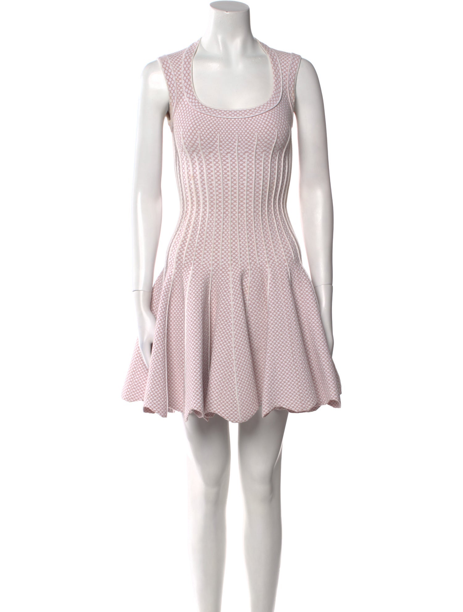 Alaïa Striped Mini Dress