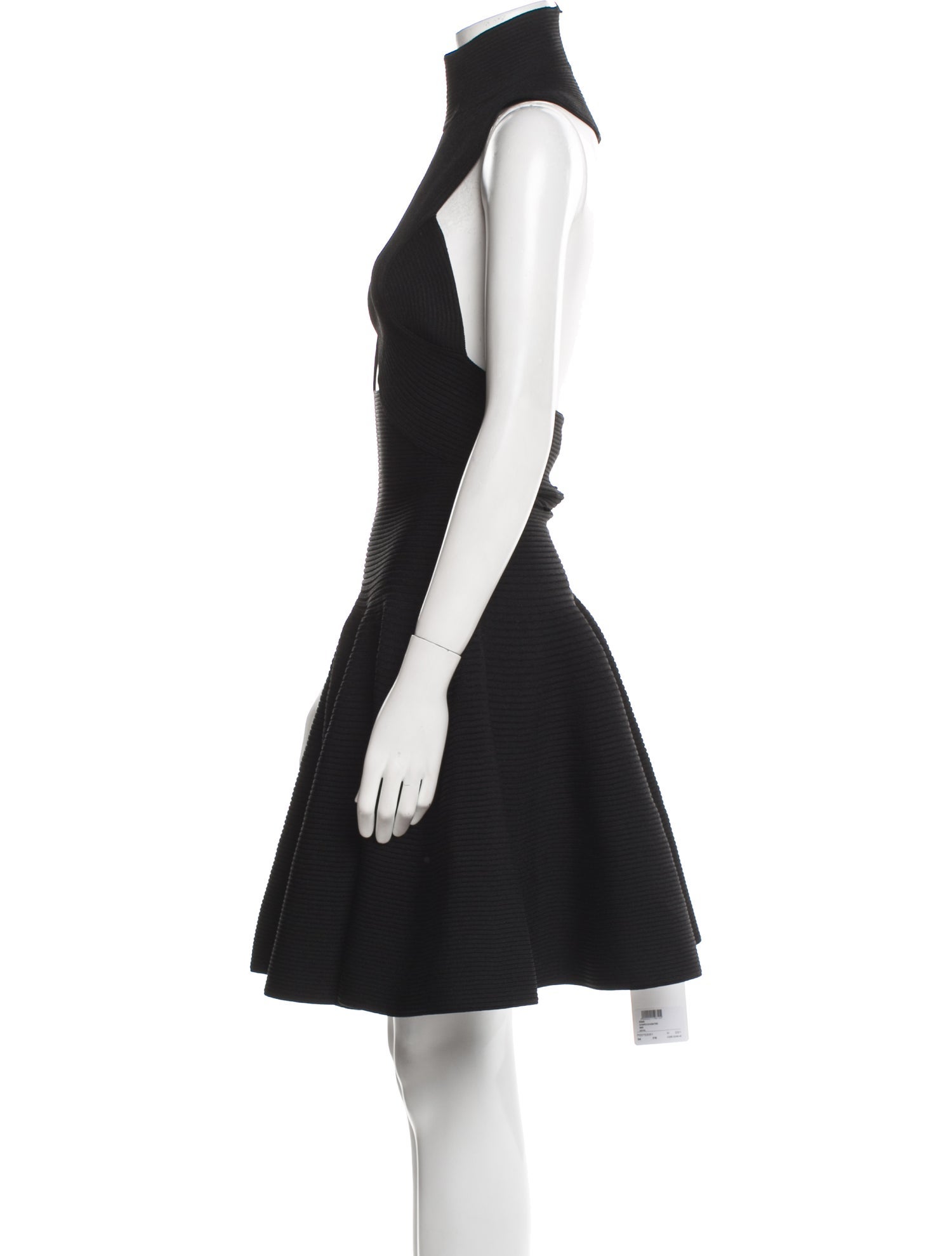 Alaïa Turtleneck Knee-Length Dress w/ Tags