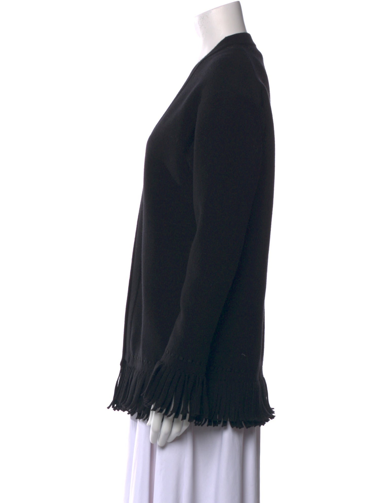 Alaïa Wool Plunge Neckline Sweater