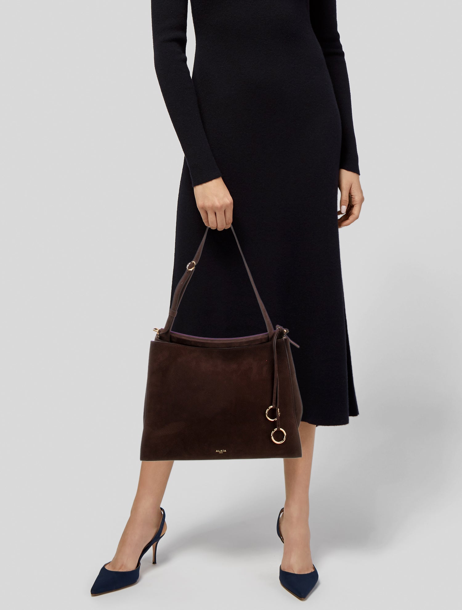 Alaïa Leather Le Click Medium