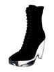 Alaïa Suede Lace-Up Boots