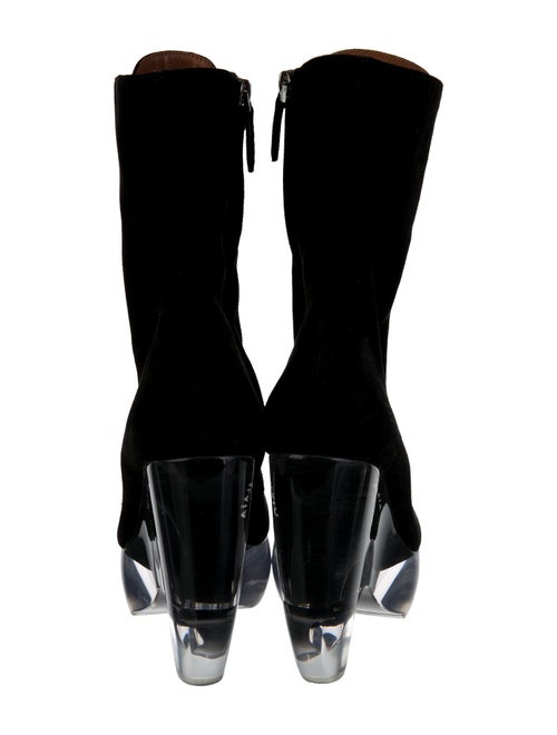 Alaïa Suede Lace-Up Boots