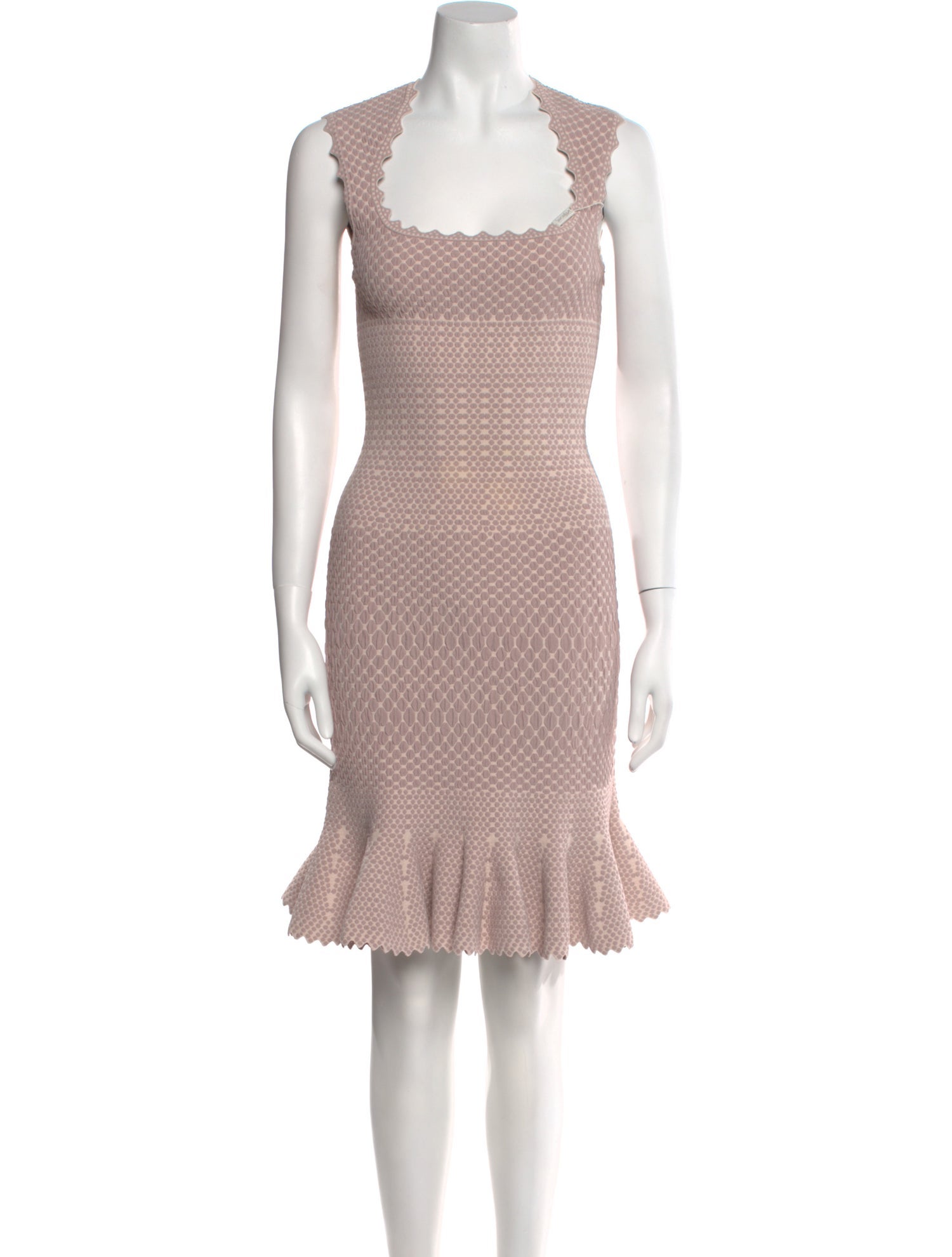 Alaïa Printed Knee-Length Dress