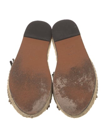 Alaïa Suede Lasercut Accents Espadrilles