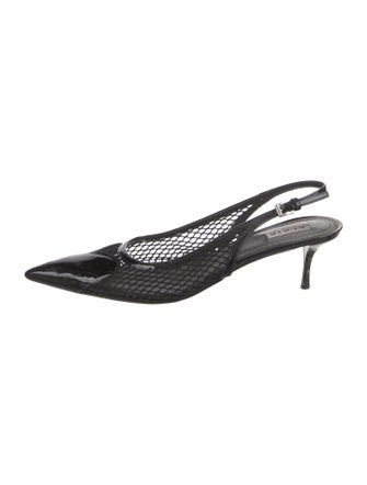 Alaïa Mesh Slingback Pumps