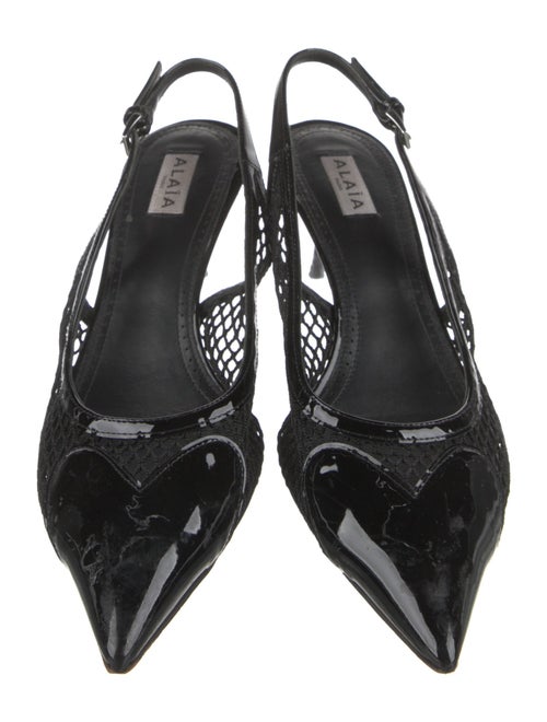 Alaïa Mesh Slingback Pumps