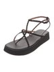 Alaïa Suede T-Strap Sandals