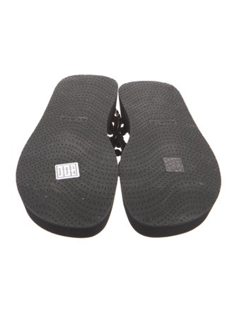 Alaïa Suede T-Strap Sandals