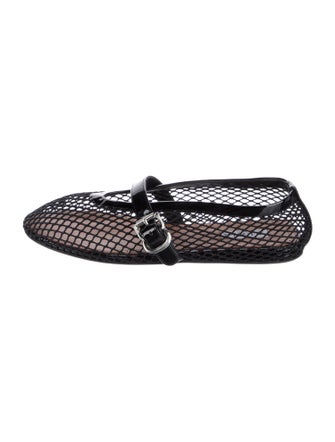 Alaïa Mesh Mary Jane Flats
