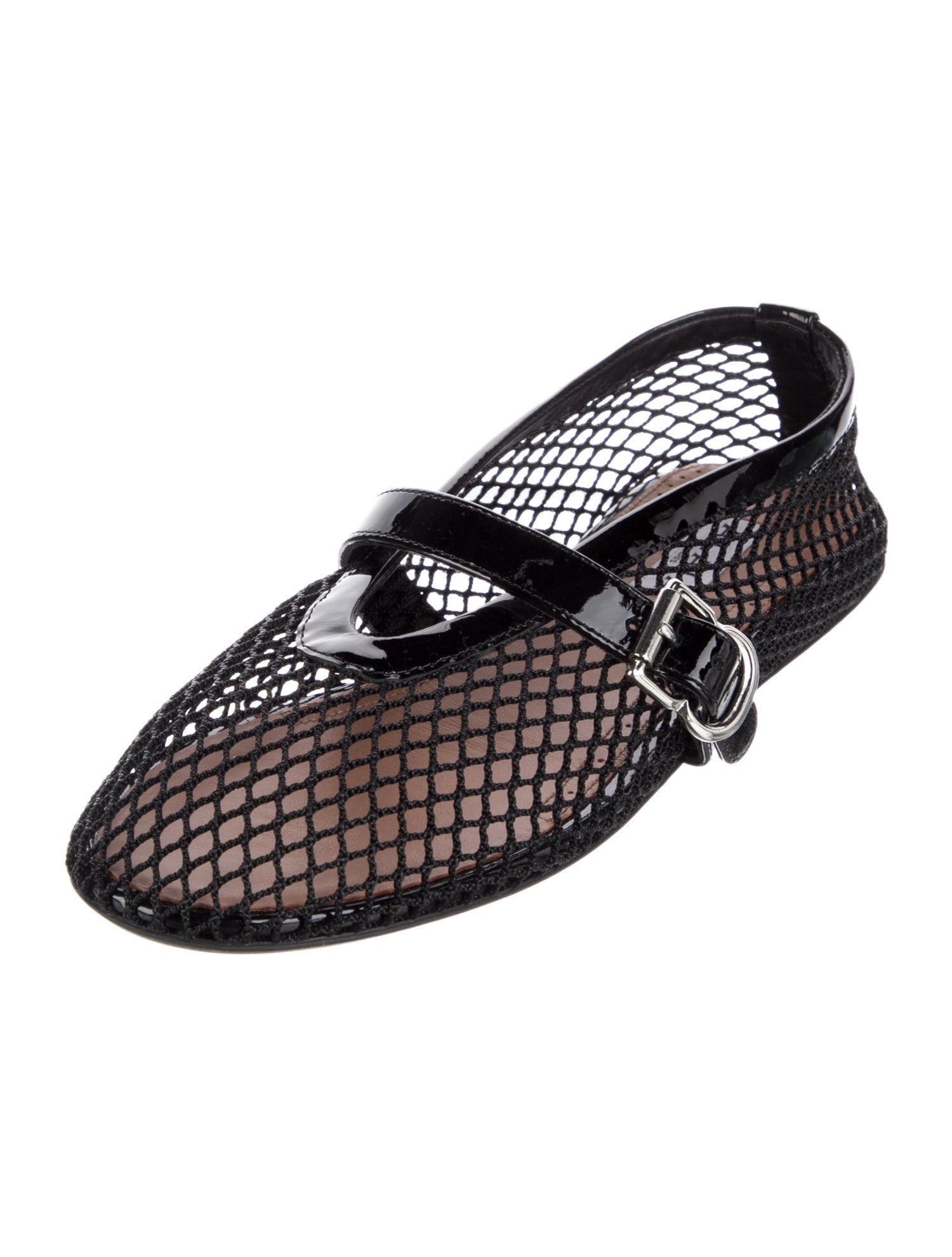 Alaïa Mesh Mary Jane Flats