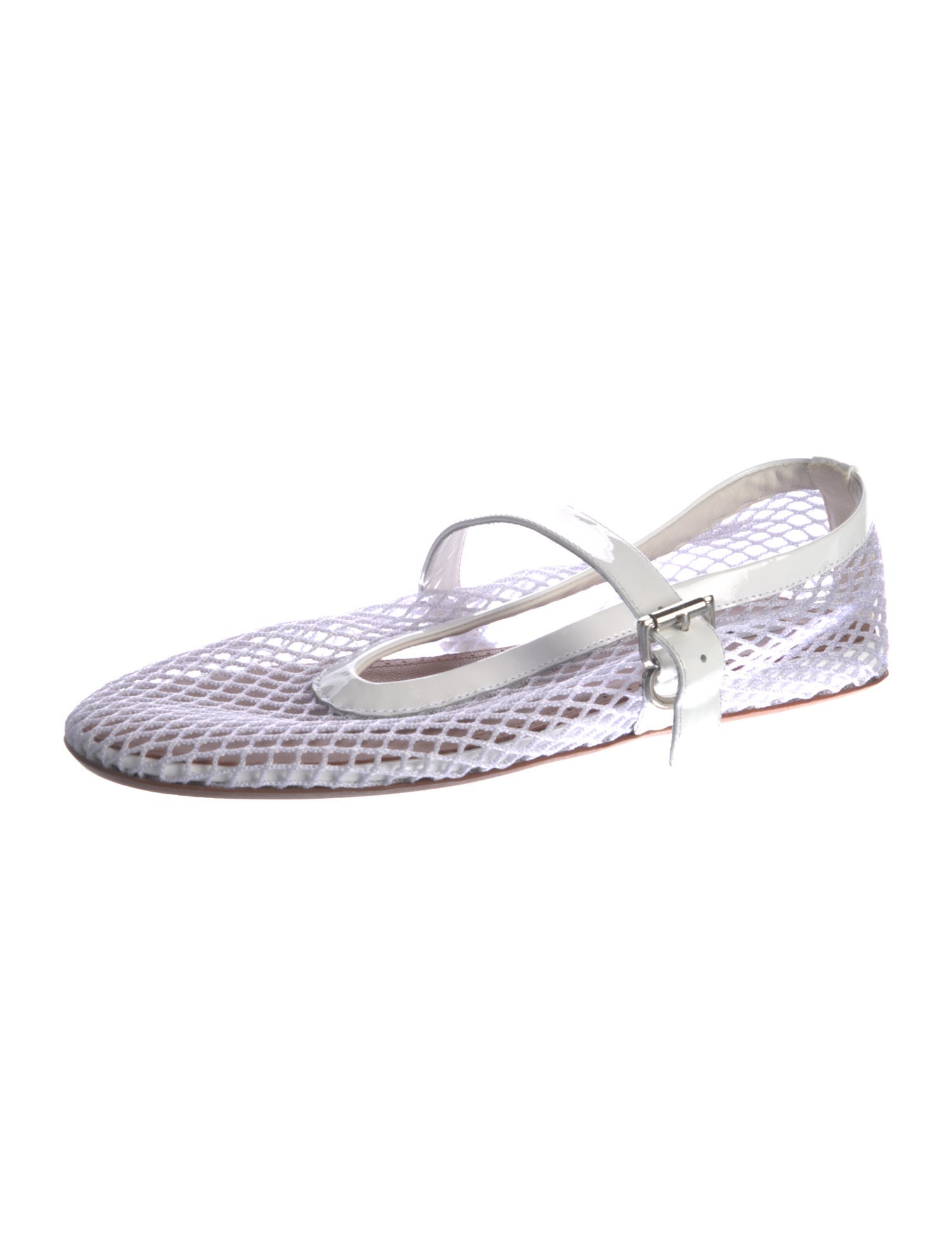 Alaïa Mesh Slingback Flats