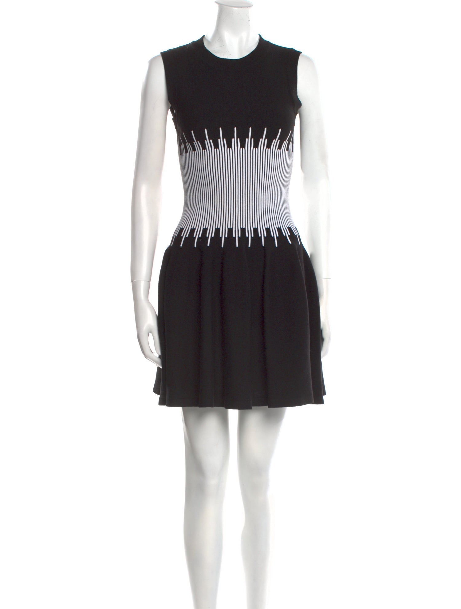 Alaïa Striped Mini Dress