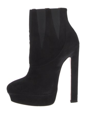 Alaïa Suede Chelsea Boots