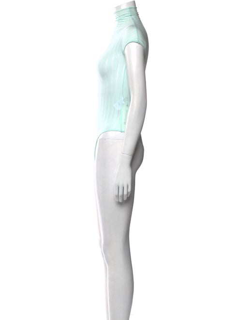 Alaïa Turtleneck Short Sleeve Bodysuit