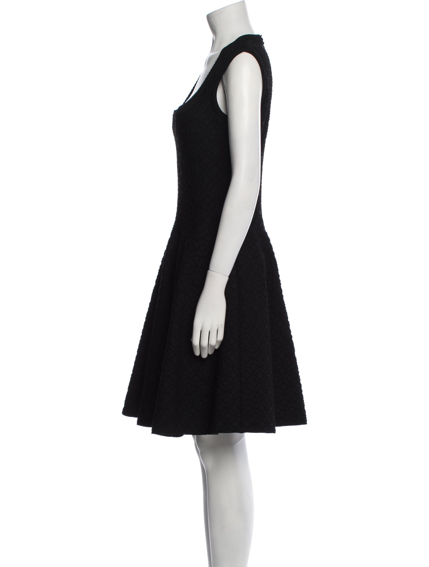 Alaïa Scoop Neck Knee-Length Dress