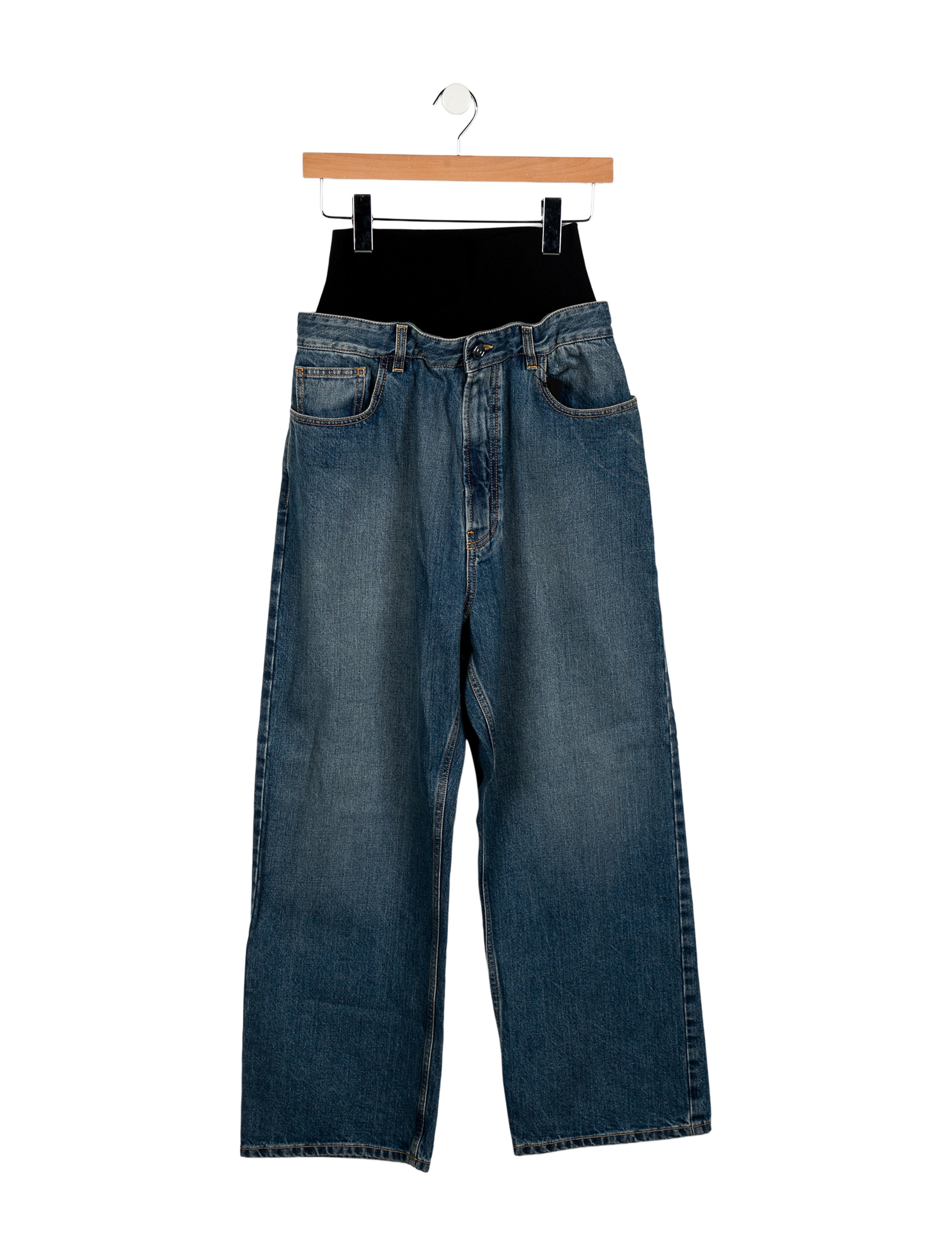 Alaïa High-Rise Wide Leg Jeans w/ Tags