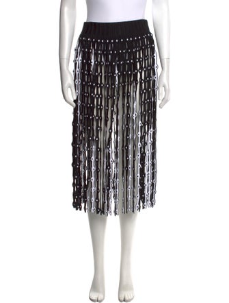 Alaïa Printed Midi Length Skirt