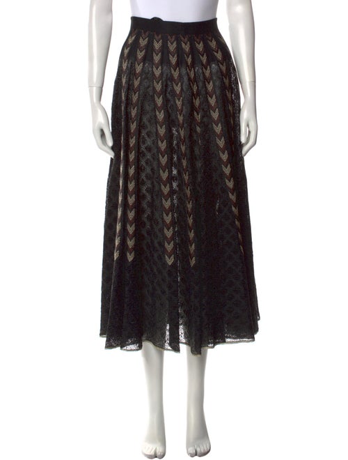 Alaïa Printed Midi Length Skirt