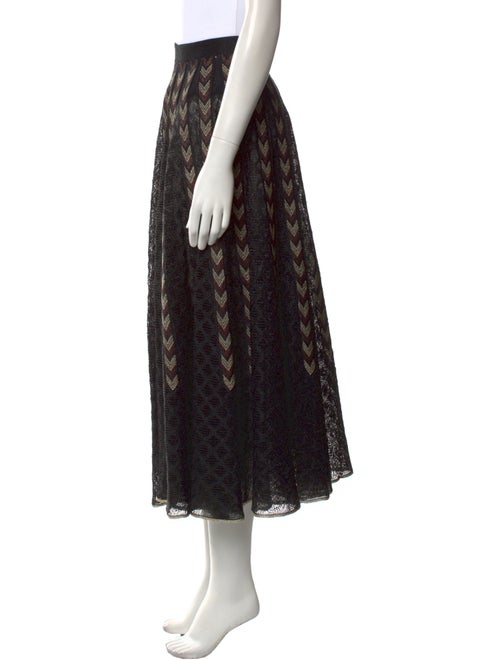 Alaïa Printed Midi Length Skirt