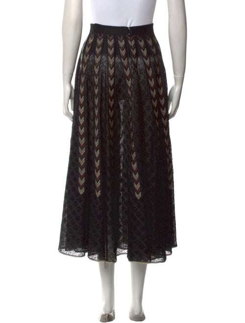 Alaïa Printed Midi Length Skirt
