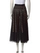 Alaïa Printed Midi Length Skirt