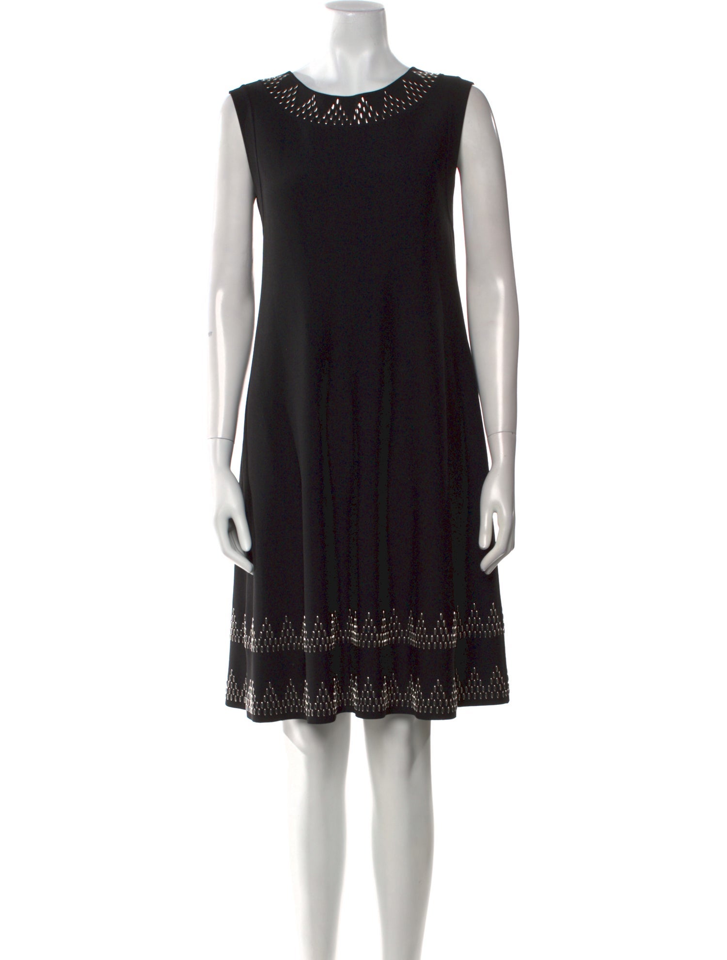Alaïa Scoop Neck Mini Dress