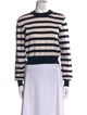 Alaïa Wool Striped Crop Top