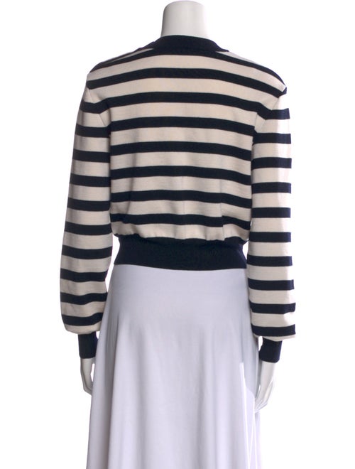 Alaïa Wool Striped Crop Top