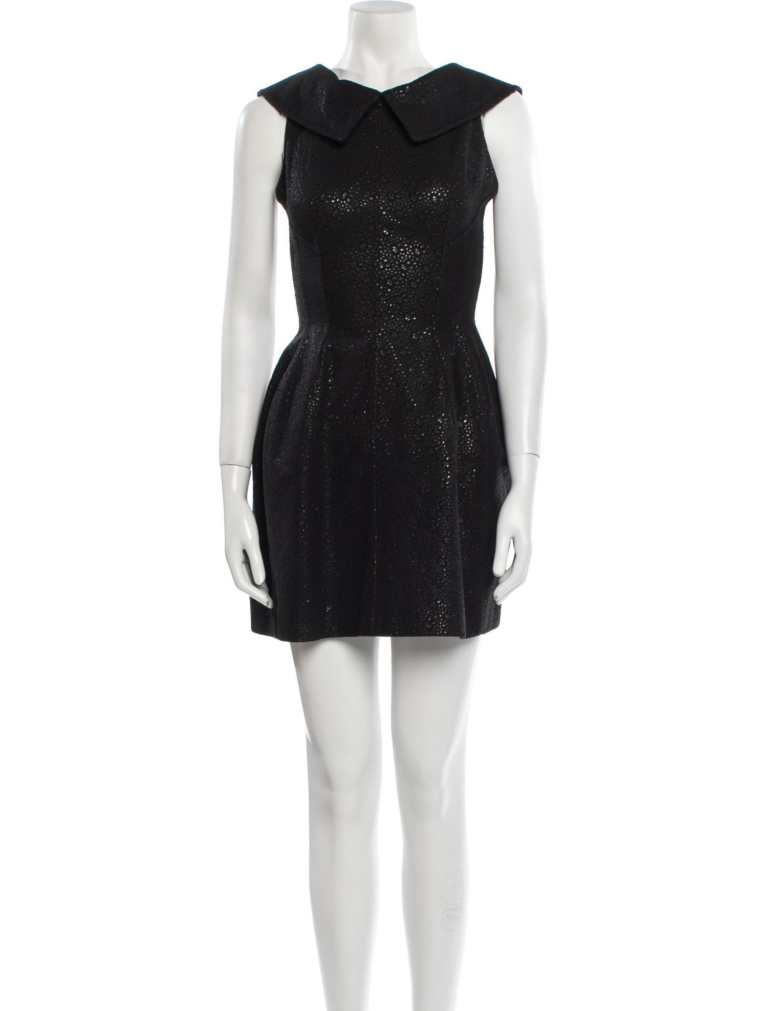Alaïa V-Neck Mini Dress