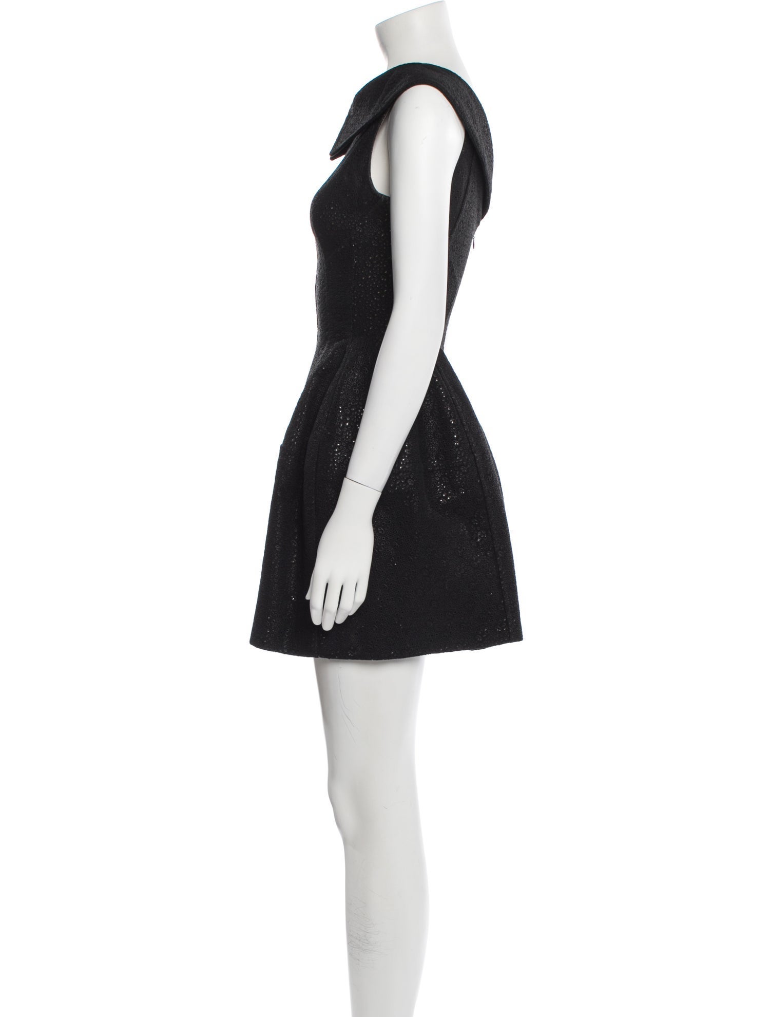 Alaïa V-Neck Mini Dress