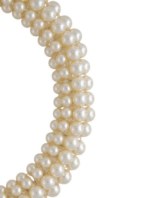 Alaïa Faux Pearl 'Graphic Pearl' Choker Necklace