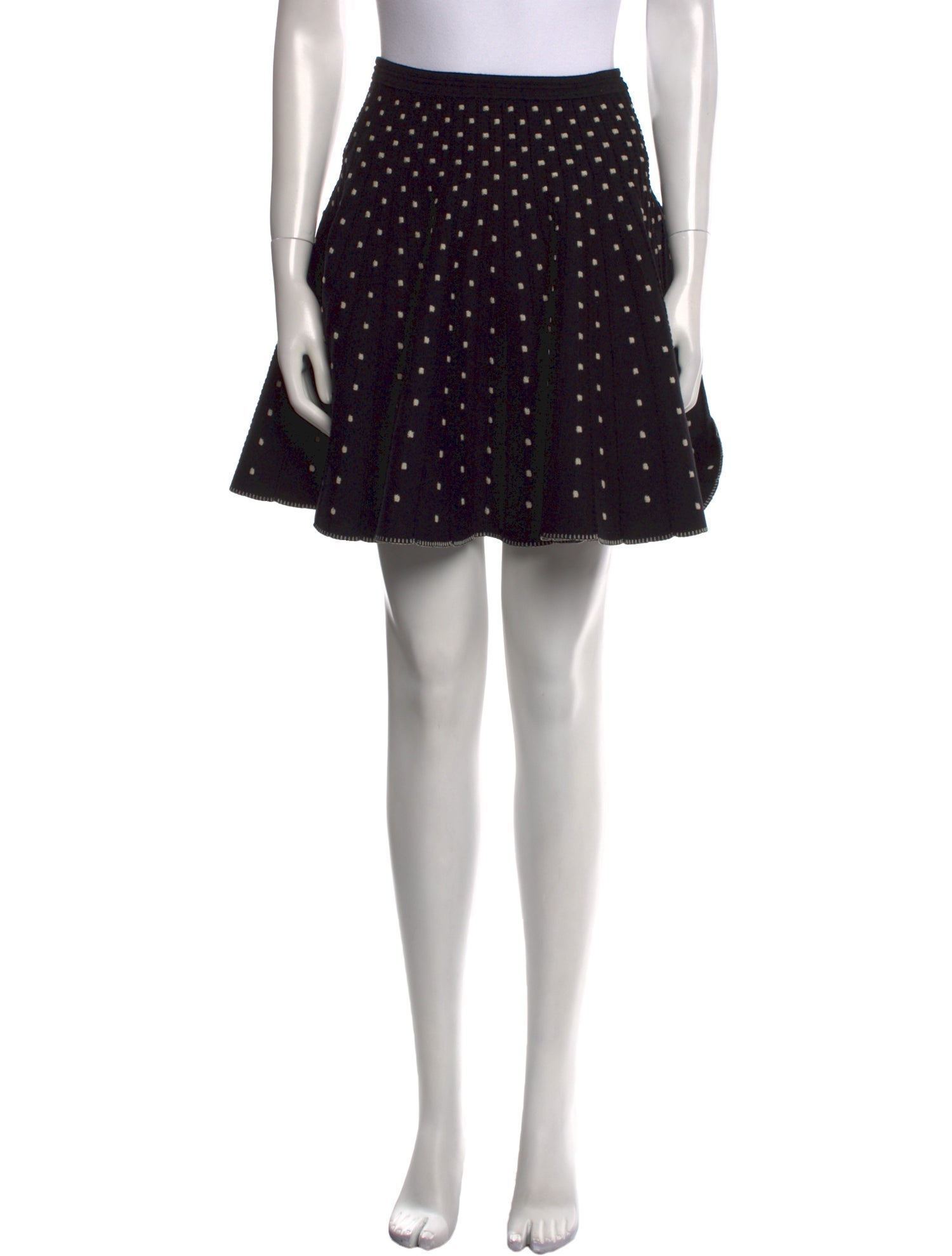 Alaïa Wool Knee-Length Skirt