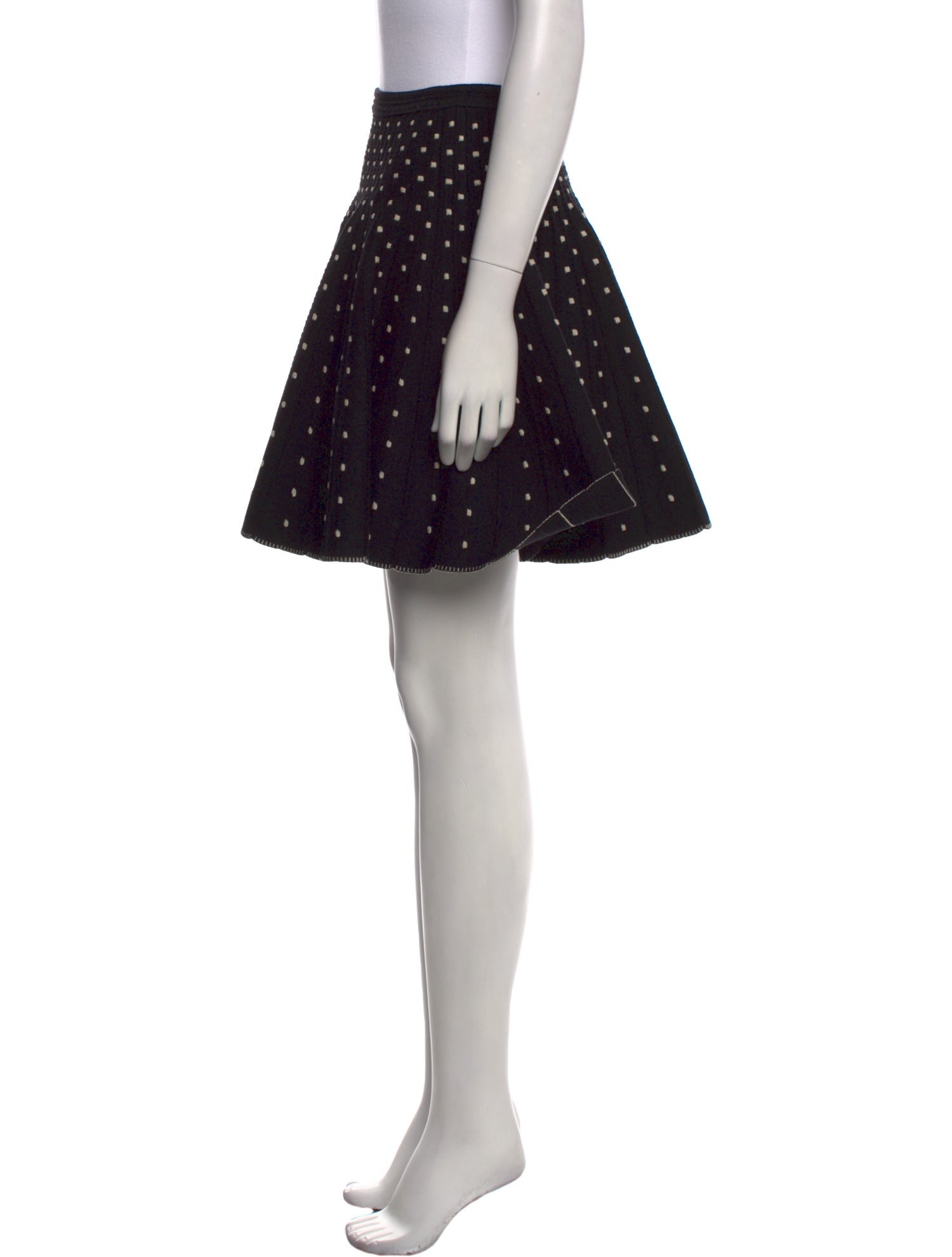 Alaïa Wool Knee-Length Skirt