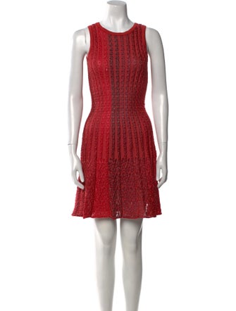 Alaïa Printed Mini Dress